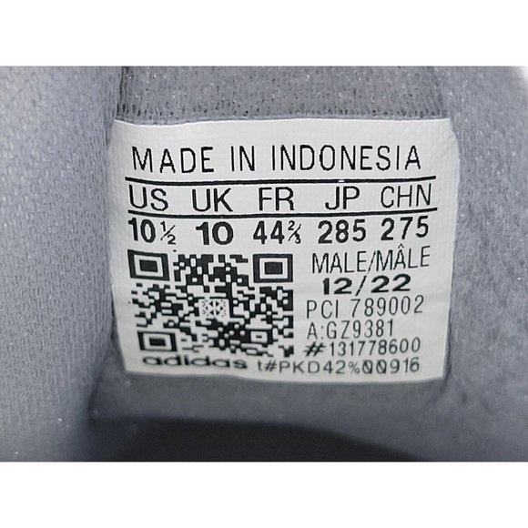 Adidas Superstar Cream White Preloved Blue Shoes Sneakers Mens Size 10.5 GZ9381 - Picture 5 of 6